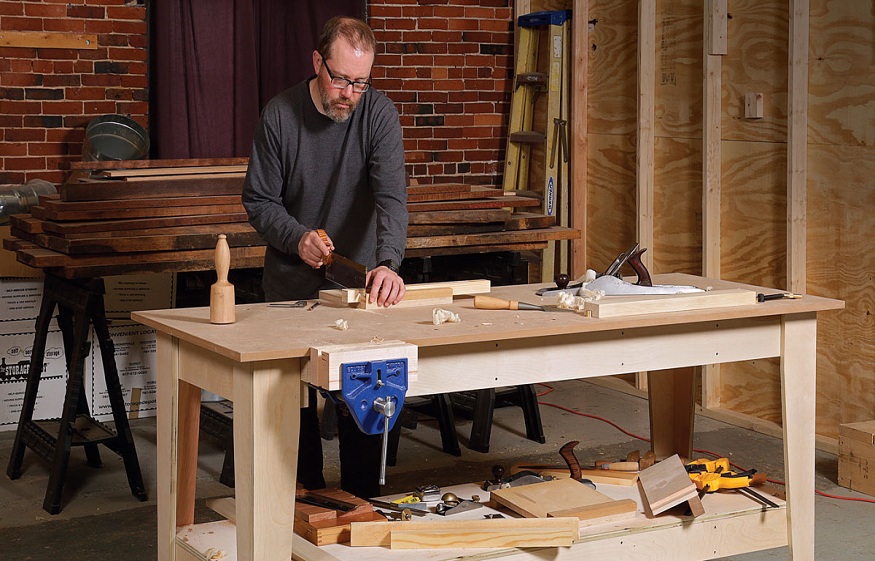 Working Properly Is a Breeze with Help from These Detailed Plans for a Workbench